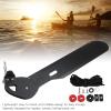 VGEBY Canoe Rudder Aluminium Alloy Kayak Fishing Boat Rudder Foot Direction Control Tackle Kit Rowing Supplies Kayak Rudder Kayak Rudder Metal view 4
