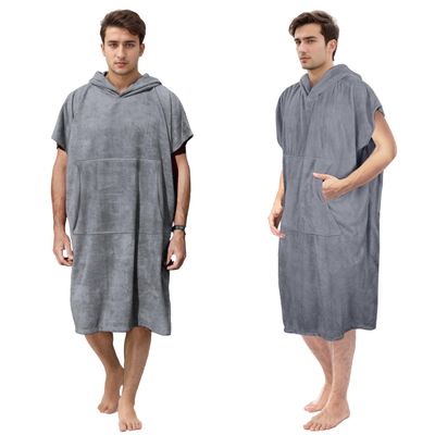 Catalonia Absorbent Surf Poncho with Pocket, Quick Dry Change Towel Robe for Outdoor Sports, Swimming, Camping, Hiking, Cycling, Gym, Fitness, Skiing