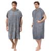 Catalonia Absorbent Surf Poncho with Pocket, Quick Dry Change Towel Robe for Outdoor Sports, Swimming, Camping, Hiking, Cycling, Gym, Fitness, Skiing view 1