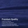 Catalonia Absorbent Surf Poncho with Pocket, Quick Dry Change Towel Robe for Outdoor Sports, Swimming, Camping, Hiking, Cycling, Gym, Fitness, Skiing view 2