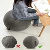 LuiYninhuoJin Exercise Ball Chairs Cover, For Yoga Ball Office Chair, stability Ball, Birth Ball For Pregnancy And Labor, Pilates Ring Office, Dorm, And Home (Does Not Contain The Ball), Gray, 75CM view 2
