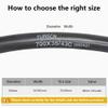 4 Pack 700C Bike Tubes 700x35C 700x36C 700x38C 700x40C 700x42C Heavy Duty Bicycle Tubes AV48mm Schrader Valve (35/43-622) Tire Levers Compatible with 700x35C/36C/38C/40C/42C/43C Bike Tire Tubes view 3