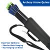 Cosmos Archery Arrow Quiver Holder Adjustable Arrow Backpack Bag Holder Hip Back Quiver for Arrows, Bow Hunting and Target Practicing view 2