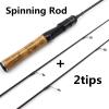 1.8m Lure Fishing Rod, 2tips UL Power Carbon Bait Fishing Rod, Cast Rotating Throwing Rod, 96g Ultralight Trout Rod, Beginner Fishing Tackle, Bass Fishing, Carp Fishing ZYHYD view 2