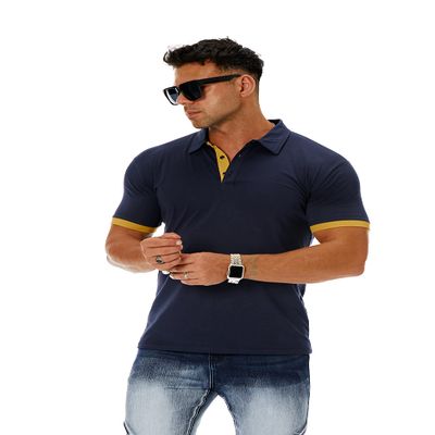 CNROS Men's Short & Long Sleeve Solid Polo T Shirt Slim Fit Casual Basic Design