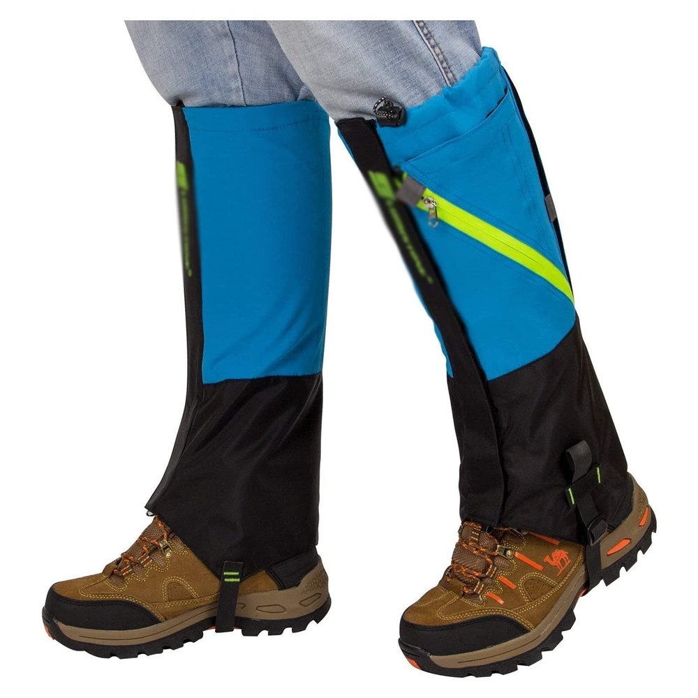 ZXFF leg Gaiters Men's and Women's Leggings Waterproof and Breathable Outdoor Mountaineering Snow Cover, Suitable for Hiking, Wild Hunting (Size : One size)