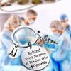 ENSIANTH Surgical Tech Gift Surgical Technologist Keychain Behind Every Surgeon is The One Thank You Gift for Surgical Tech (Surgical Tech Key) view 4
