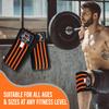 Spall Pro US Elastic Knee Wraps - Extra Long knee brace for Weight Lifting, Cross Training WODs, Fitness, Gym Workout, Joint Pain, Squat, running & Powerlifting (Pair of 2) - Orange view 4