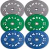 AMGYM Color Olympic Bumper Plate, Weights Plates, Bumper Weight Plate, Steel Insert, Strength Training(160lb set) view 1