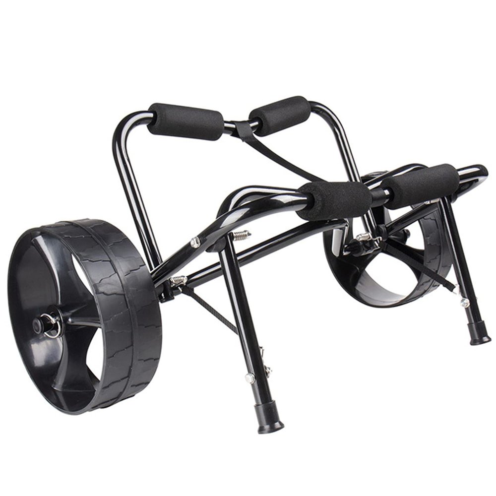 CHENGNAN Kayak Cart Stainless Steel and Canoe Dolly Folding Heavy Duty Trolley for Carrying Kayaks Boats Paddleboard Transport,Style[A]