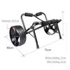 CHENGNAN Kayak Cart Stainless Steel and Canoe Dolly Folding Heavy Duty Trolley for Carrying Kayaks Boats Paddleboard Transport,Style[A] view 2