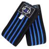 Spall Pro US Elastic Knee Wraps - Extra Long knee brace for Weight Lifting, Cross Training WODs, Fitness, Gym Workout, Joint Pain, Squat, running & Powerlifting (Pair of 2) - Blue view 1