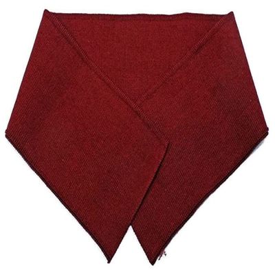 Fields Rugby Knit Shirt Collar - Burgundy 3.5" x 20" Self-Finished Hemmed Ribbed Trim (M516.15)