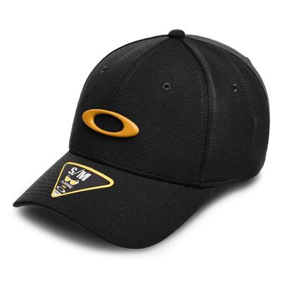 Oakley unisex adult TINCAN CAP, Blackout/Pure Gold, Large-X-Large US