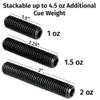 Viking Valhalla Pool/Billiards Cue Weight Bolts 3 Pack - 1oz, 1.5oz, 2oz view 2