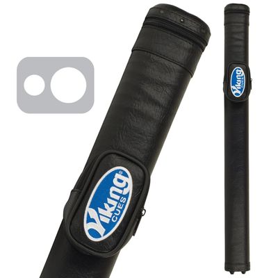 Viking Pool Cue Case 1x1, Hard Pool Stick Case for 1 Stick with Shoulder Strap, Vinyl Shell and Felt Interior, Billiard Cue Case, Cue Stick Case, Pool Queue Case, Pool Cue Bag