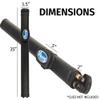 Viking Pool Cue Case 1x1, Hard Pool Stick Case for 1 Stick with Shoulder Strap, Vinyl Shell and Felt Interior, Billiard Cue Case, Cue Stick Case, Pool Queue Case, Pool Cue Bag view 3