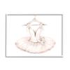 Stupell Industries Ballerina Tutu on Hanger Pink Ballet Dance Outfit view 1