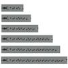 White Water Archery Gray Laminated Whitetail Buck Deer Tracks 15 Pc Pack Choose Length Width (7, 1) view 1
