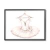 Stupell Industries Ballerina Tutu on Hanger Pink Ballet Dance Outfit view 1