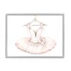 Stupell Industries Ballerina Tutu on Hanger Pink Ballet Dance Outfit view 1