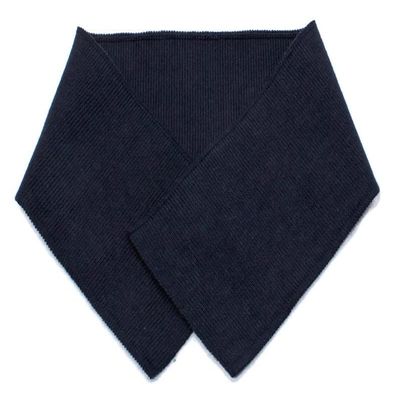 Fields Rugby Knit Shirt Collar - Dark Navy 3" x 17" Self-Finished Hemmed Ribbed Trim (M516.17)