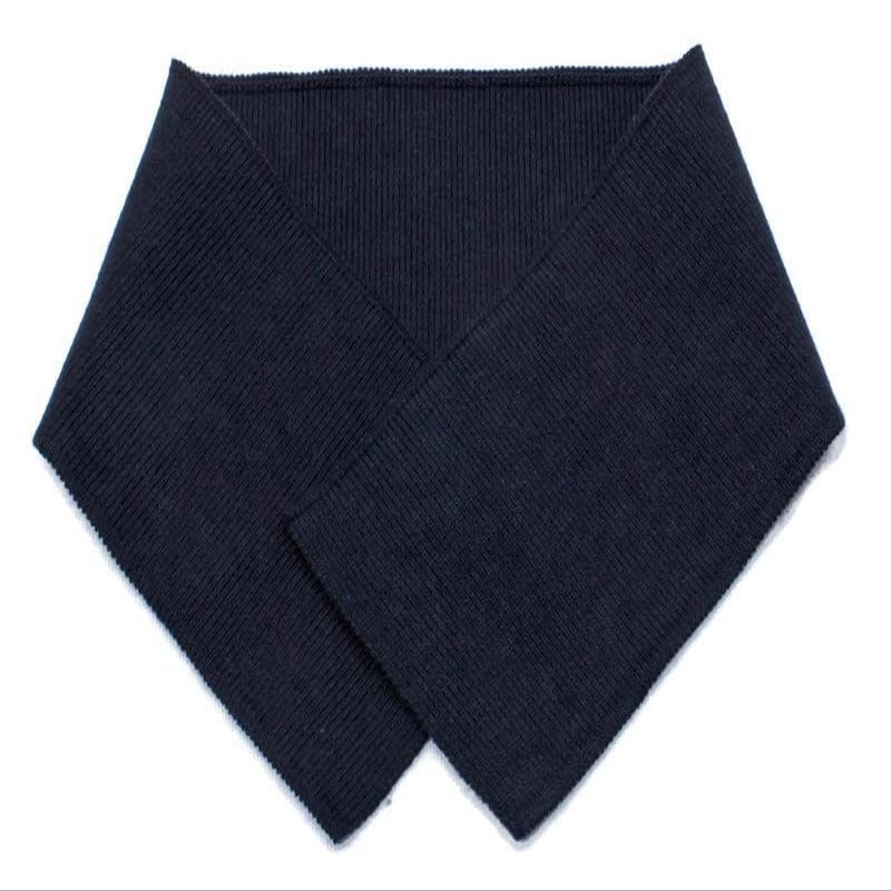 Fields Rugby Knit Shirt Collar - Dark Navy 3" x 17" Self-Finished Hemmed Ribbed Trim (M516.17)
