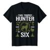 6 Year Old Hunting Birthday Party Duck Deer Hunter 6th Gift T-Shirt view 1