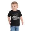 1958 DeSoto Antique Classic Car Toddler Short Sleeve Tee Black view 1
