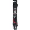 Ocean and Earth Slimline Lightweight Comp One-XT Surfboard Leash - 5' Black view 1
