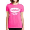 Funny Tee Callahan Auto Parts Sandusky Oh, Cool Humor Graphic Saying Sarcasm Women T-Shirt Azalea Pink view 2
