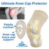 SKATINGSPIRIT Gel Knee Pads (1 Pair), Cushion and Support Knee Cap for Dancing Figure Skating Gymnastic, Youth and Adult (Small) Beige view 2