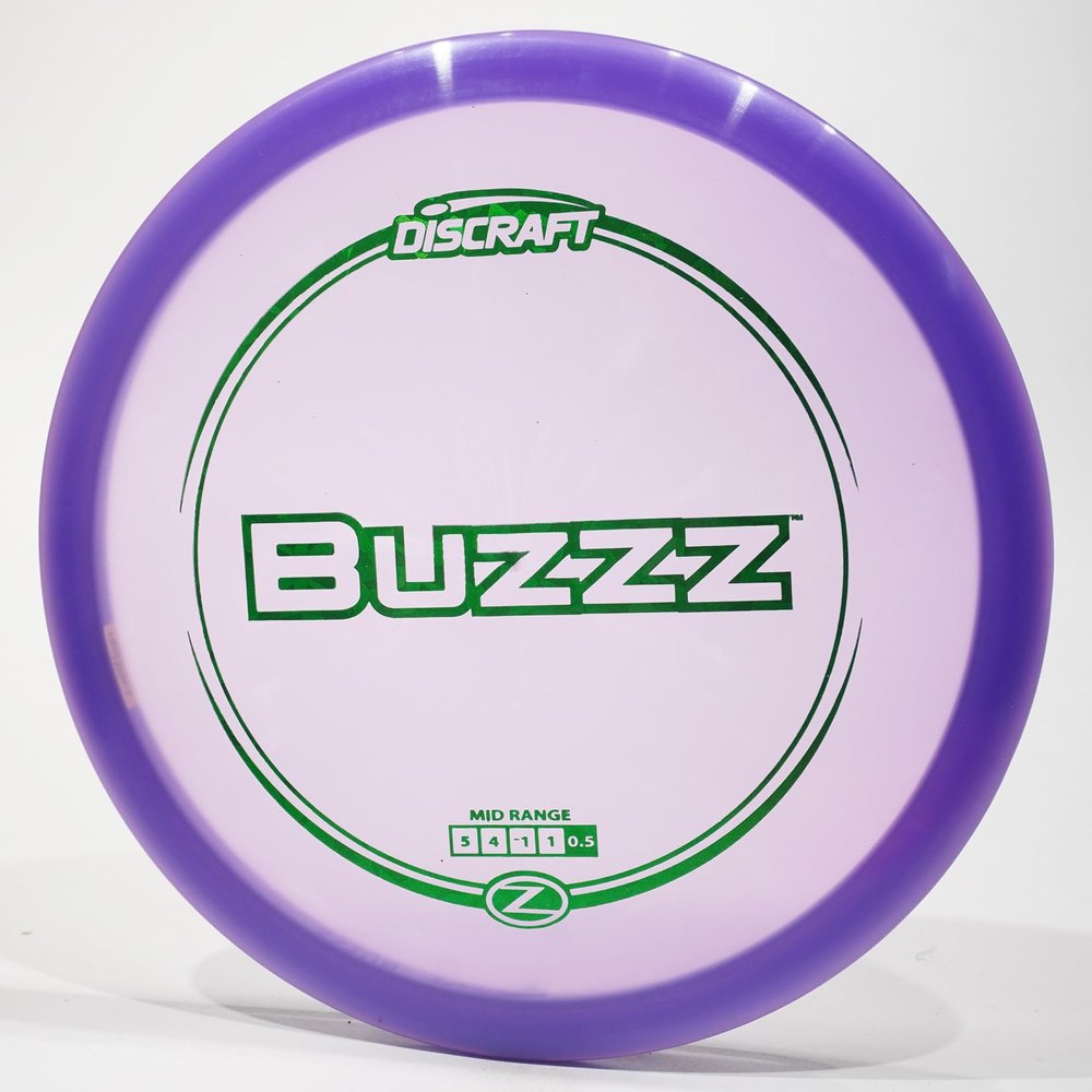 Discraft Z Buzzz Disc Golf Midrange Disc, Pick Color/Weight [Stamp & Exact Color May Vary] Purple 177-179 Grams