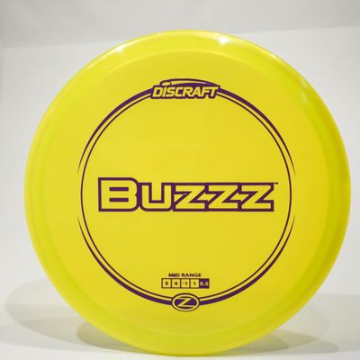 Discraft Z Buzzz Disc Golf Midrange Disc, Pick Color/Weight [Stamp & Exact Color May Vary] Yellow 177-179 Grams