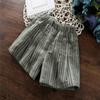 ContiKids Toddler Girls Boys Summer Cotton Shorts Kids Comfortable Fashion Pull On Embroidery Shorts 5 Linen Green view 4