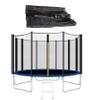 LJHSS Trampolines Replacement Net,Tear and Weather-Resistant Replacement Safety Enclosure Net,with Zipper & Buckle view 1