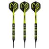 Dartfellas 20 Gram Winmau Michael Van Gerwen Ambition Coated Brass Soft Tip Darts - MvG view 2