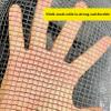 LJHSS Trampolines Replacement Net,Tear and Weather-Resistant Replacement Safety Enclosure Net,with Zipper & Buckle view 2