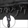 LJHSS Trampolines Replacement Net,Tear and Weather-Resistant Replacement Safety Enclosure Net,with Zipper & Buckle view 4