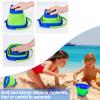 Telescopic Kids Fishing Net with Aluminum Pole Handle, Collapsible Bucket Sand Pail, Butterfly Net for Outdoor Play (Blue) view 3