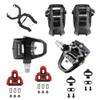 Venzo Compatible with Shimano SPD-SL & Shimano SPD System for Indoor Fitness Exercise Bike Bicycle Pedals & Cleats with 9/16" Heavy Duty Spindles Sealed Bearing - Pedals + Cages + Tool view 1