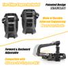 Venzo Compatible with Shimano SPD-SL & Shimano SPD System for Indoor Fitness Exercise Bike Bicycle Pedals & Cleats with 9/16" Heavy Duty Spindles Sealed Bearing - Pedals + Cages + Tool view 4