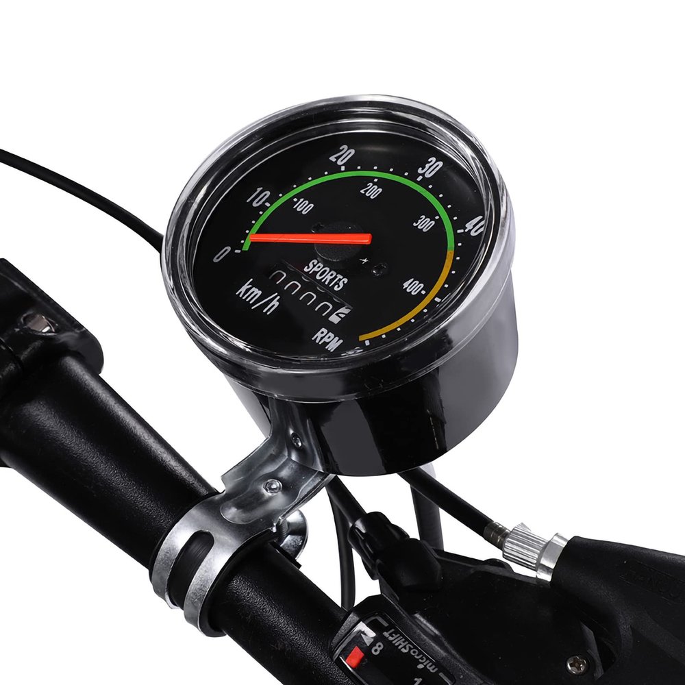 EBTOOLS Speedometer, Tricycle Mechanical Odometer Speedometer, Mechanical Computer for 26, 27.5, 28, 29 Inch Bikes