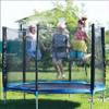 LJHSS Trampoline Net,Outdoor Sports Trampoline Safety Net,with Zipper & Buckle,for 6/8/10/12 Pole Trampolines,for Outdoor Trampoline Accessories view 2