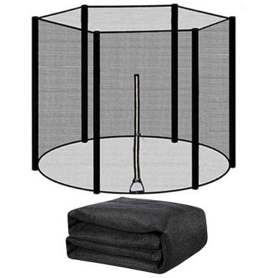LJHSS Trampoline Net,Fence Replacement Safety Mesh Netting,Tear and Weather-Resistant Replacement Safety Enclosure Net,for Outdoor Trampoline Accessories