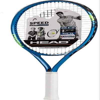 HEAD Speed Junior Pre-Strung Tennis Racquet, Lightweight Youth Tennis Racket for Kids & Beginners, Durable Aluminum Frame, Age 8-10, 25 inch, Blue