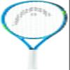 HEAD Speed Junior Pre-Strung Tennis Racquet, Lightweight Youth Tennis Racket for Kids & Beginners, Durable Aluminum Frame, Age 8-10, 25 inch, Blue view 2