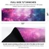 nuveti Printed Travel Yoga Mat-1/16 Inch Thick Non Slip Fitness Workout Mat with Carrying Bag, Foldable Lightweight Suede & Natural Rubber Yoga Mat for Yoga Pilates and Fitness 72" L x 24" W x 1.5mm view 2