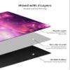 nuveti Printed Travel Yoga Mat-1/16 Inch Thick Non Slip Fitness Workout Mat with Carrying Bag, Foldable Lightweight Suede & Natural Rubber Yoga Mat for Yoga Pilates and Fitness 72" L x 24" W x 1.5mm view 4