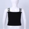 Kaerm Kids Girls Ballet Dance Lettered Straps Camisole Tank Top Athletic Sport Gymnastics Vest Shirts Black 18-24 Months view 4